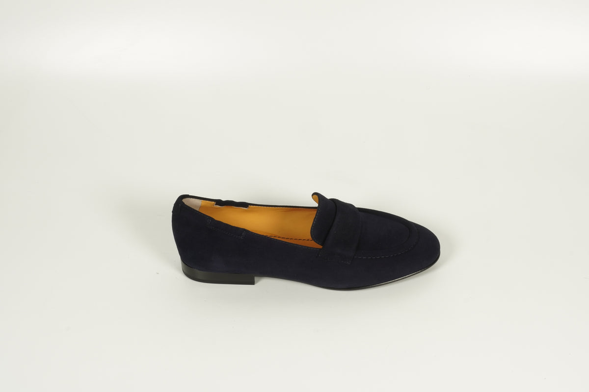 Moccasin Blau