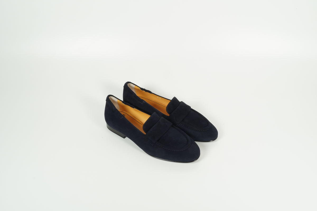 Moccasin Blau