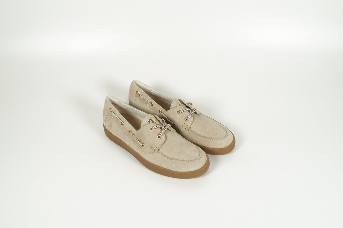 Bootschuh Beige