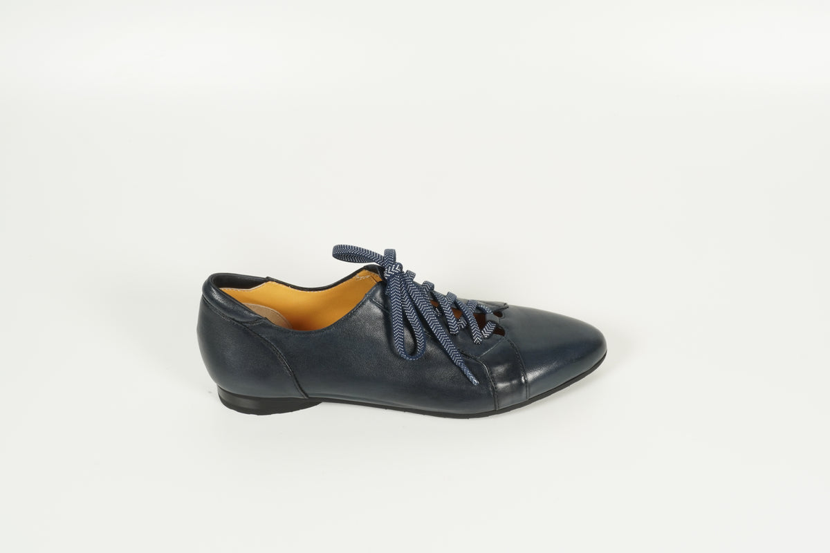 lace-up shoe blue