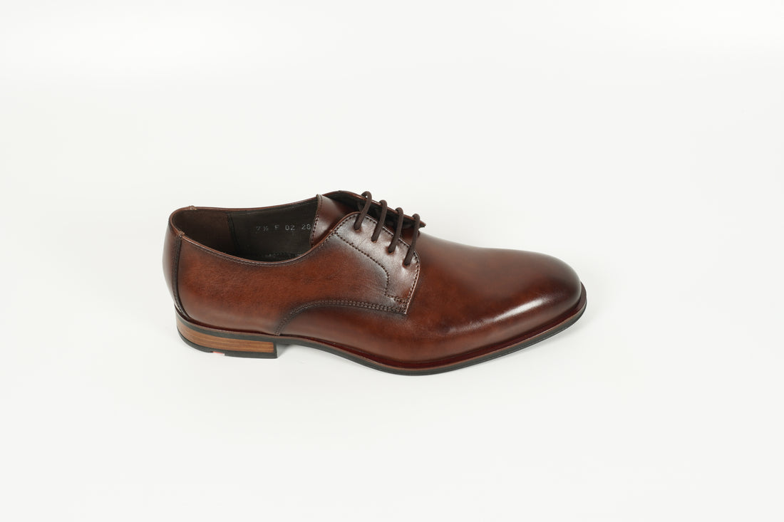 Schnürschuh Braun
