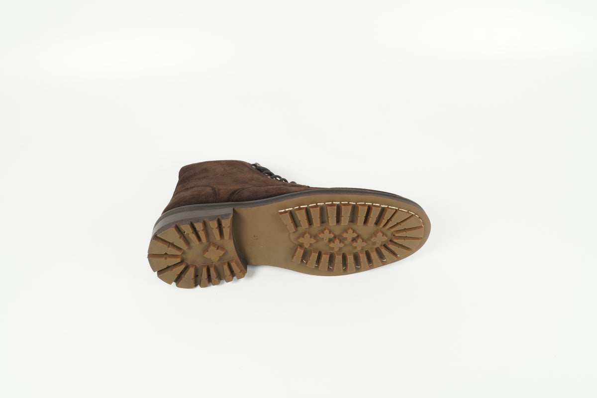 Schnürschuh Braun