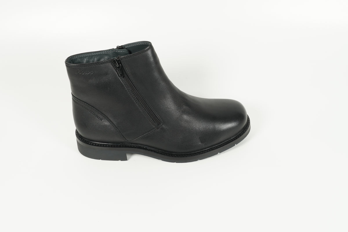 Black ankle boots