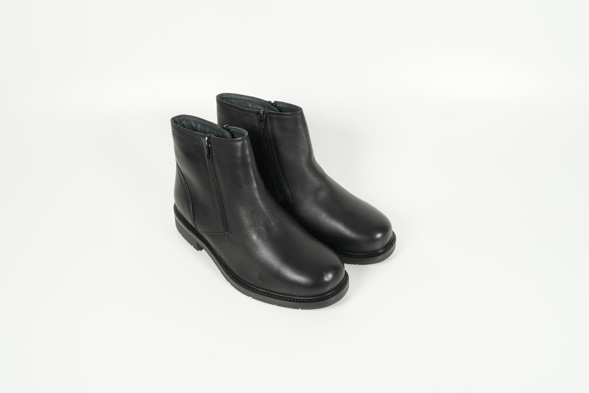 Black ankle boots