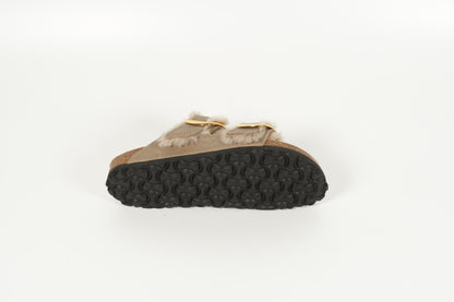 Sandale Arizona gefüttert Beige