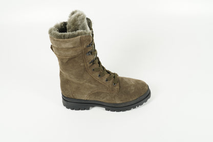Stiefelette Grün