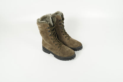 Stiefelette Grün