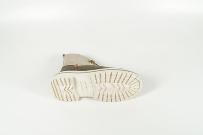 Stiefelette Grün