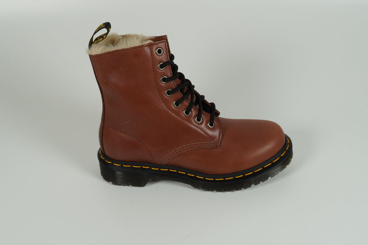 Stiefelette gefüttert Braun