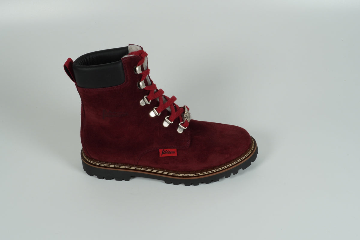 ankle boots red