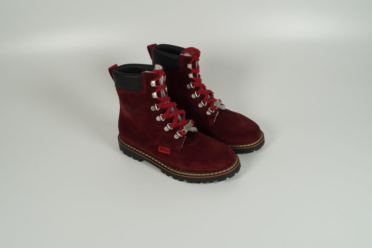 ankle boots red