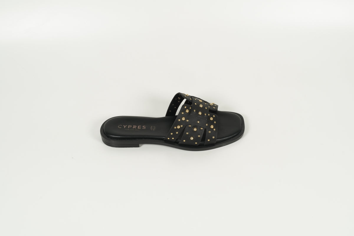 Pantolette Schwarz