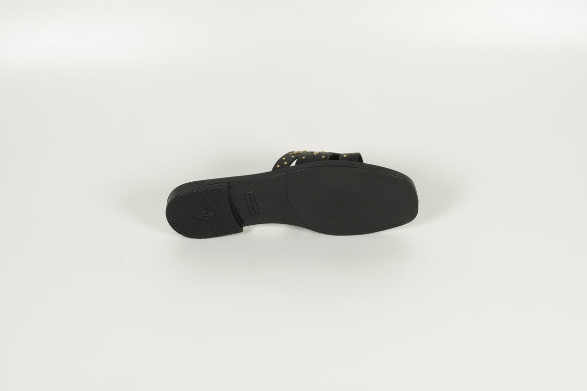 Pantolette Schwarz