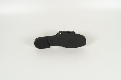 Pantolette Schwarz