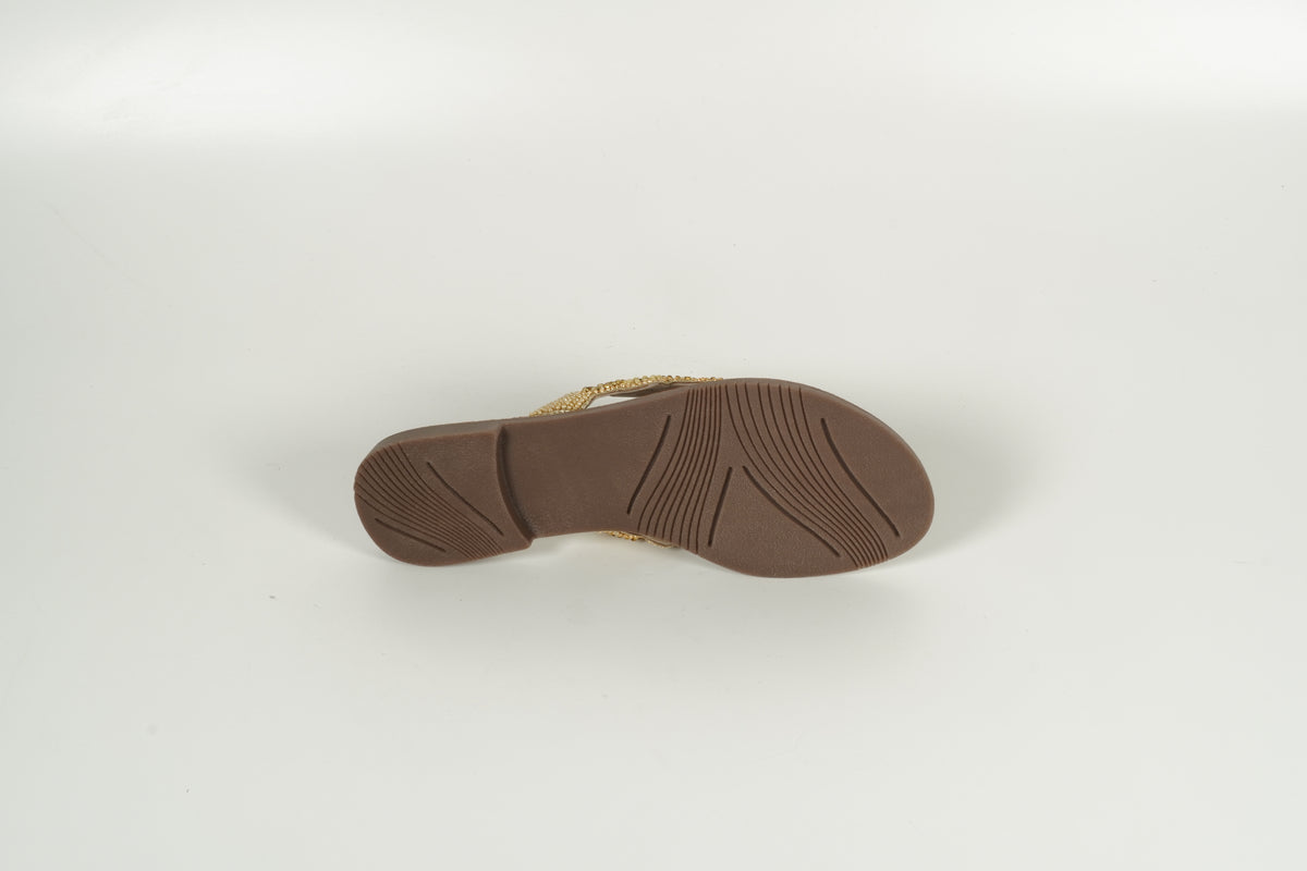 Tongs beiges