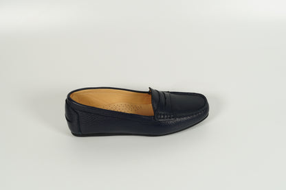 Moccasin Blau