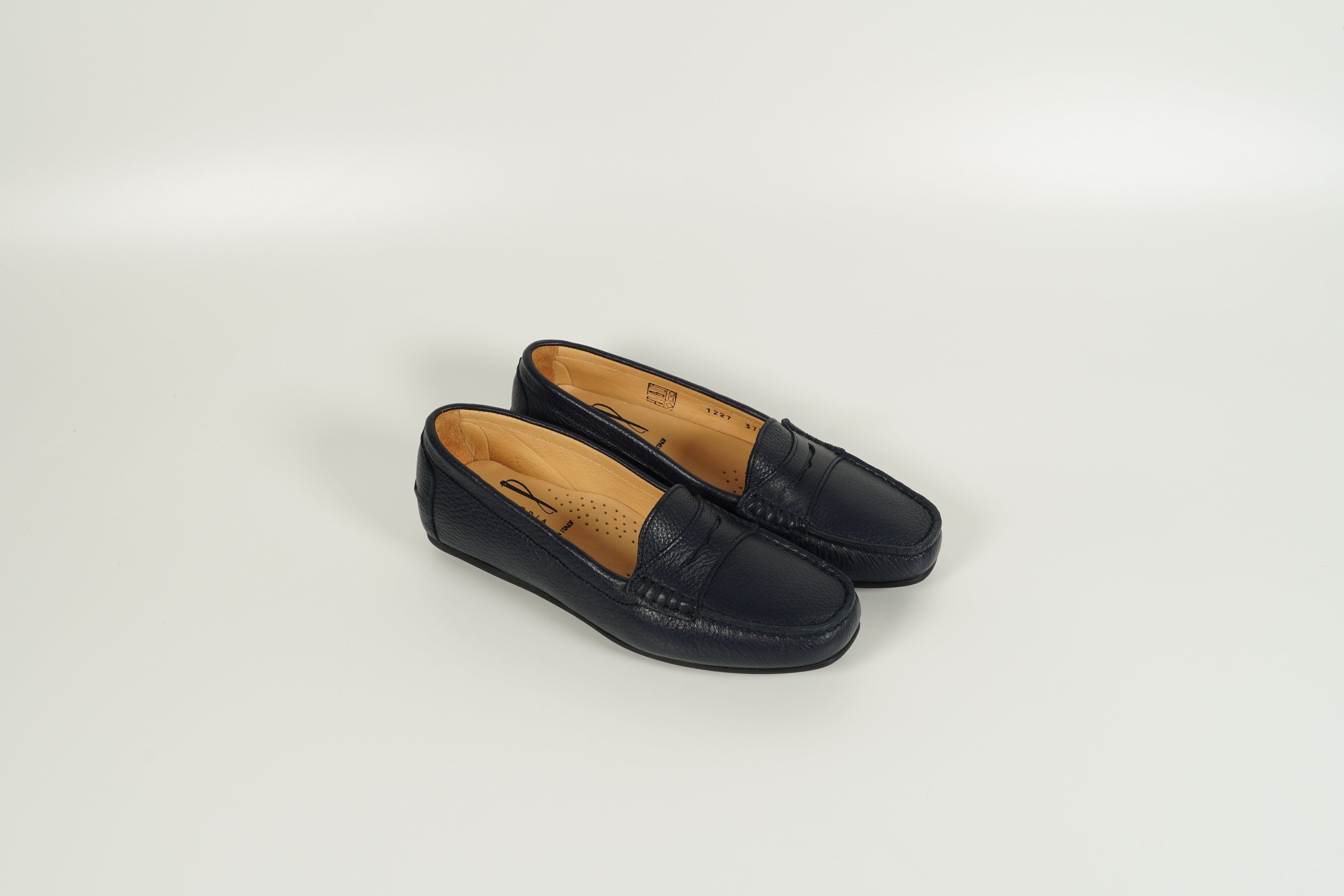 Moccasin Blau