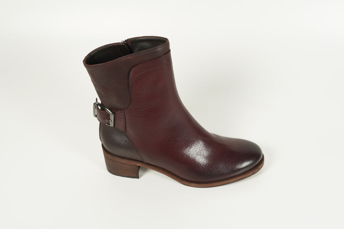 Stiefelette Rot