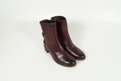 Stiefelette Rot