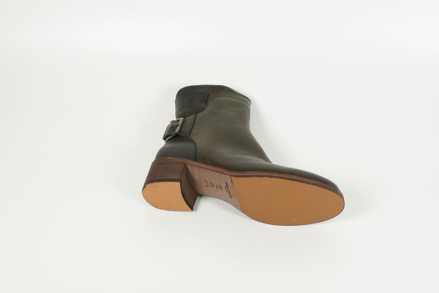Stiefelette Grün