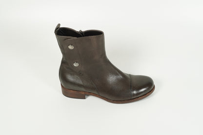 Stiefelette Grün