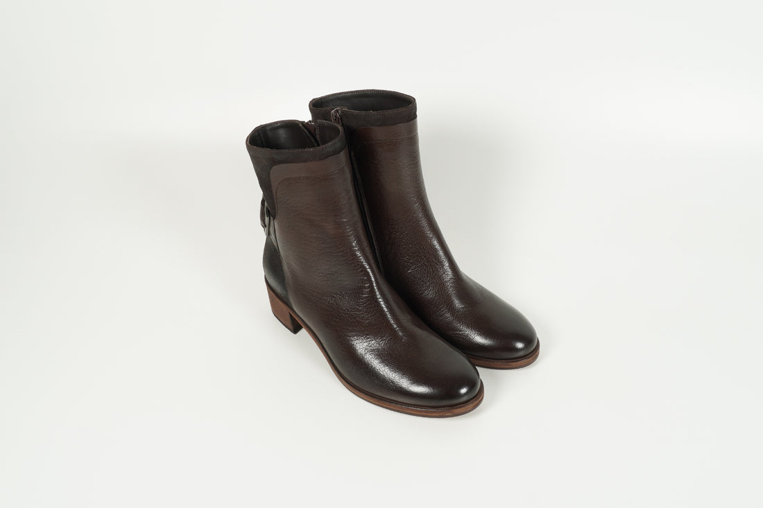 Stiefelette Braun