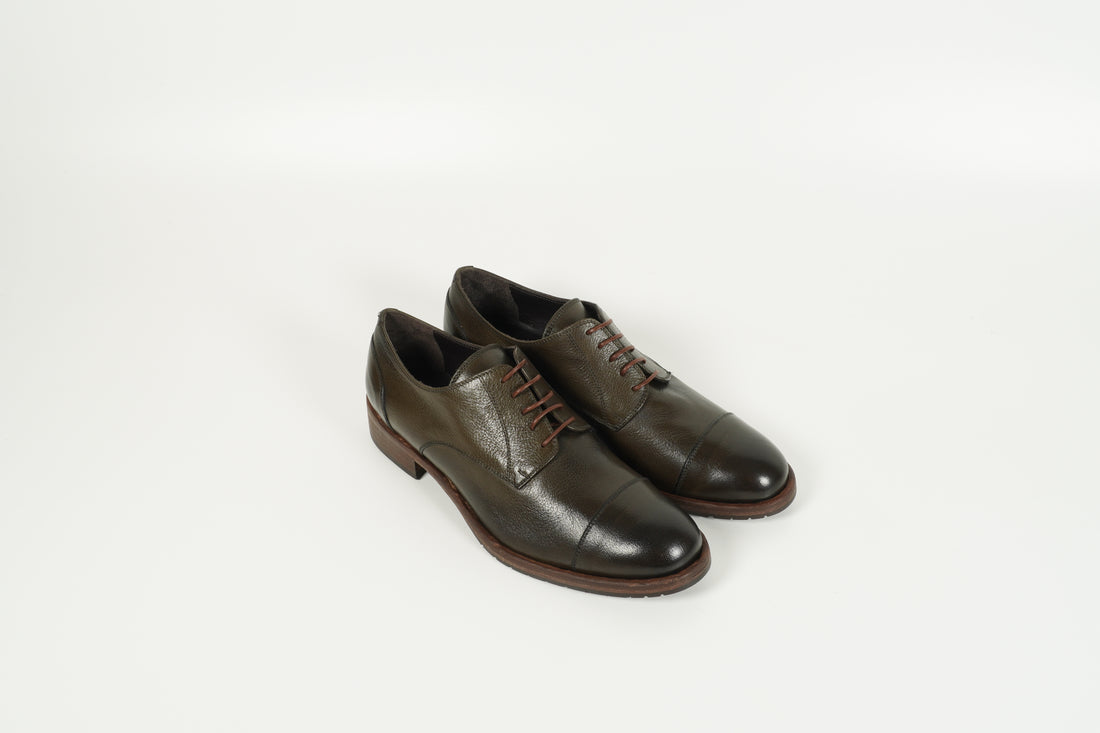 Schnürschuh Grün