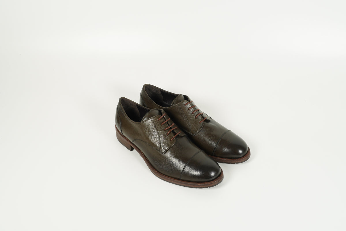 Schnürschuh Grün