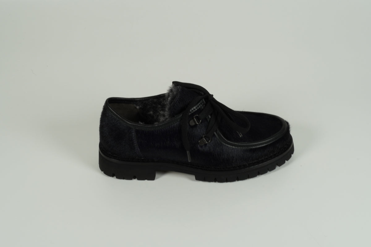 Mocassins violet foncé