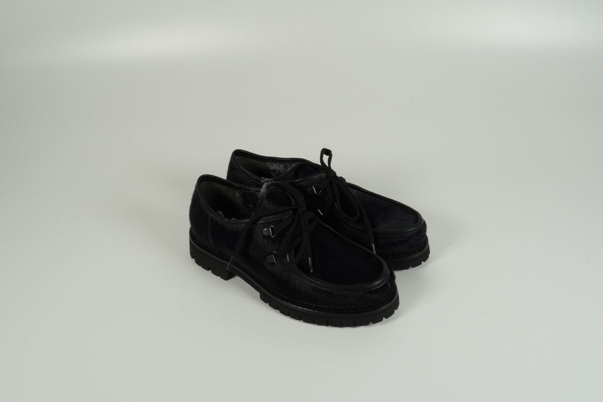 Mocassins violet foncé