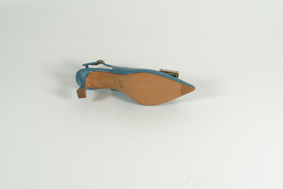 Escarpins bleu
