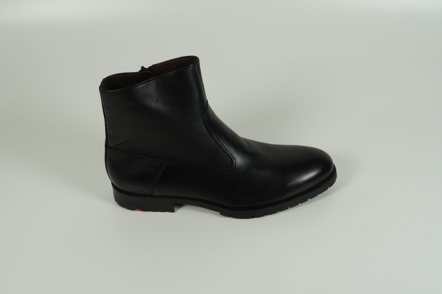 Stiefelette Schwarz gefüttert