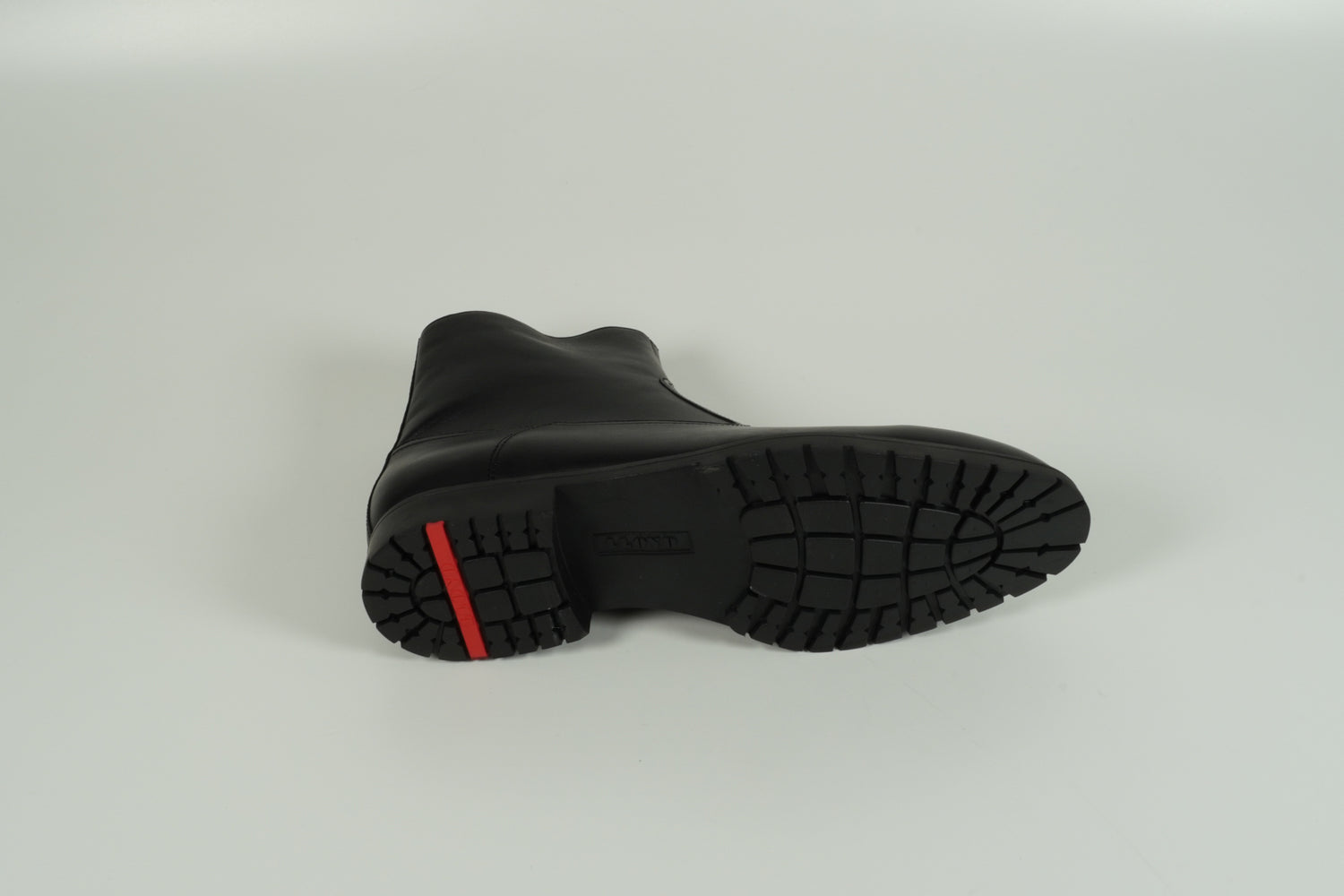 Stiefelette Schwarz gefüttert