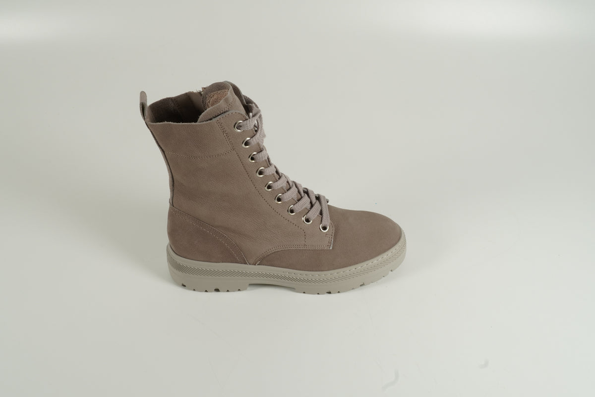 Stiefelette Grau