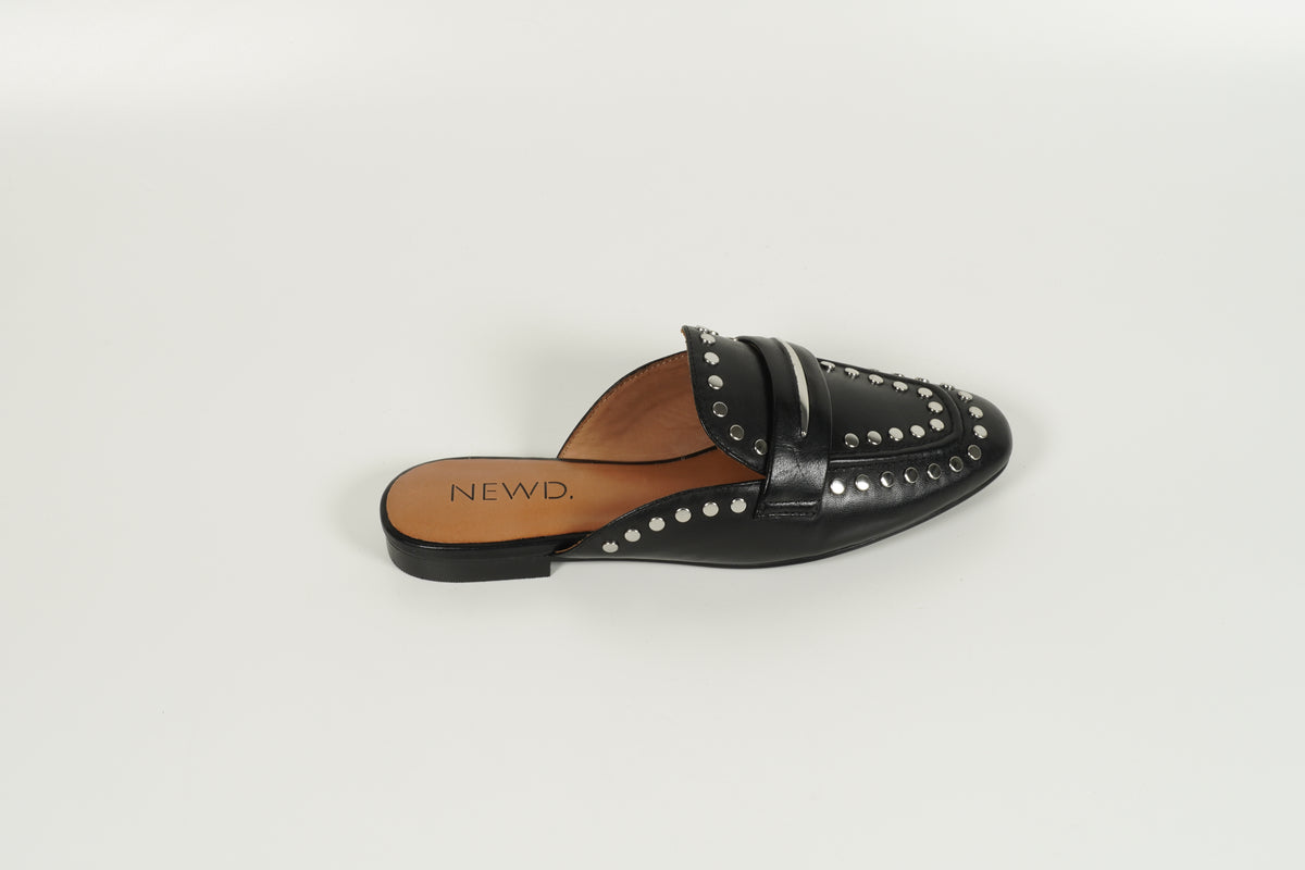 Chaussure à enfiler noire