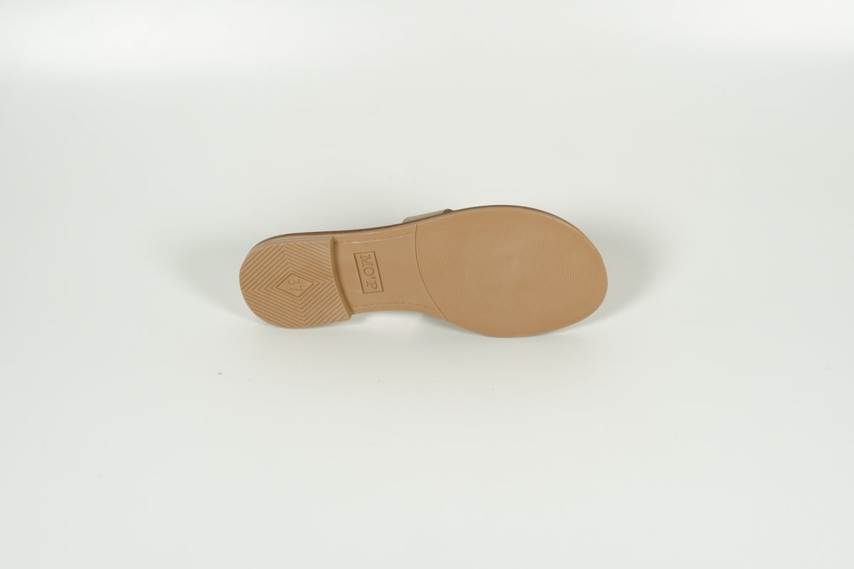Pantolette Grau