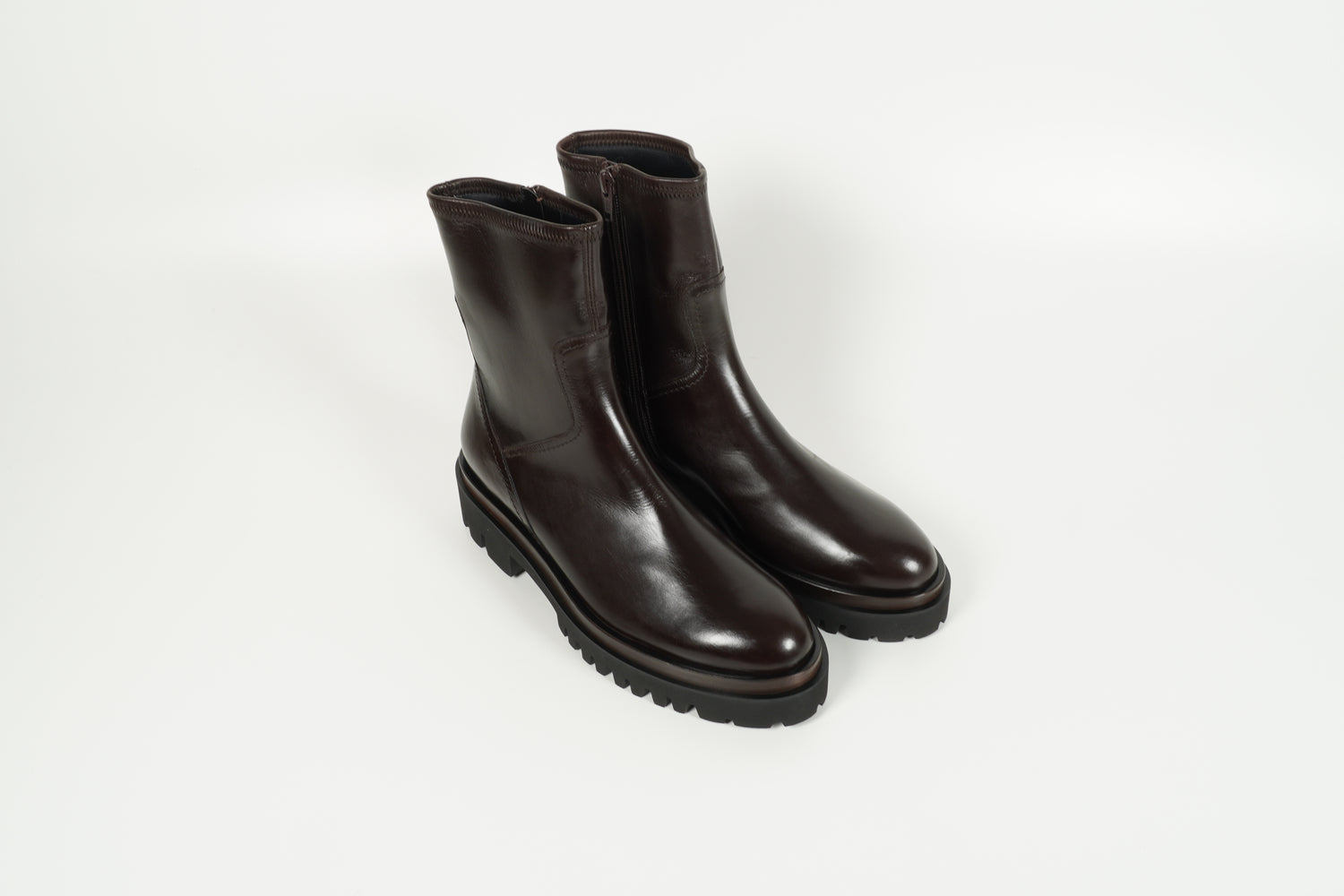 Bottines marron