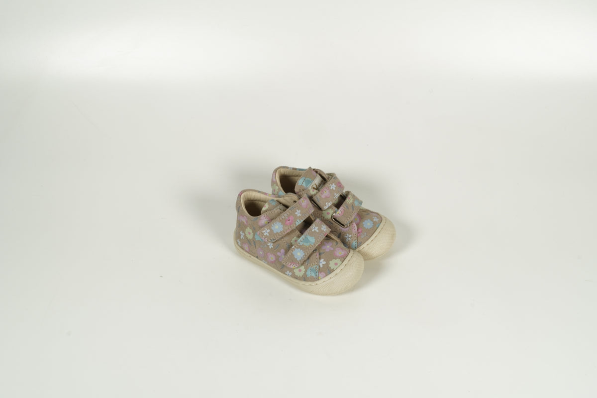 Beige walking shoes
