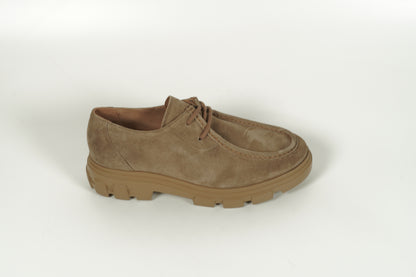 Schnürschuh Beige