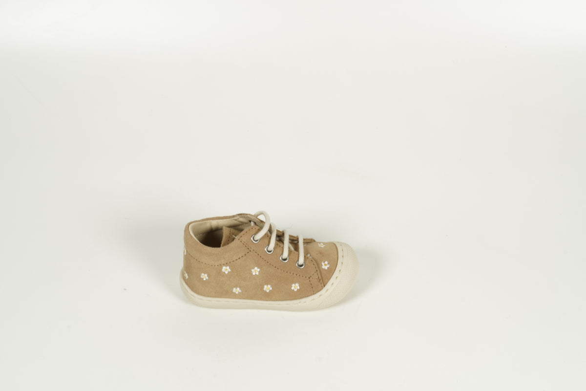 Beige walking shoes