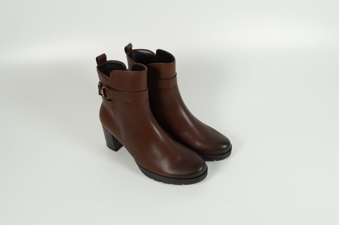 Bottines marron