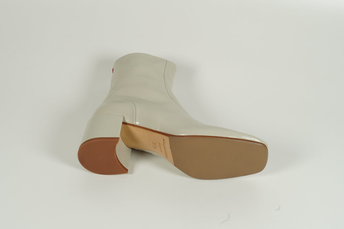 Stiefelette Weiss