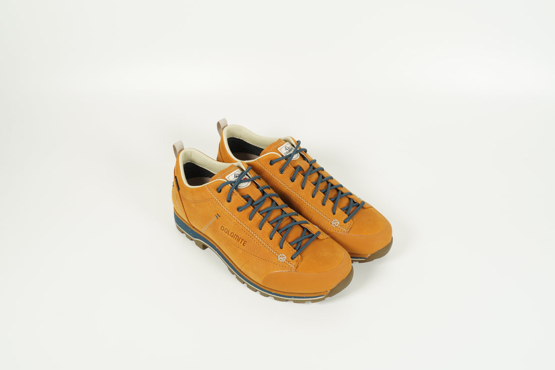 lace-up shoe yellow