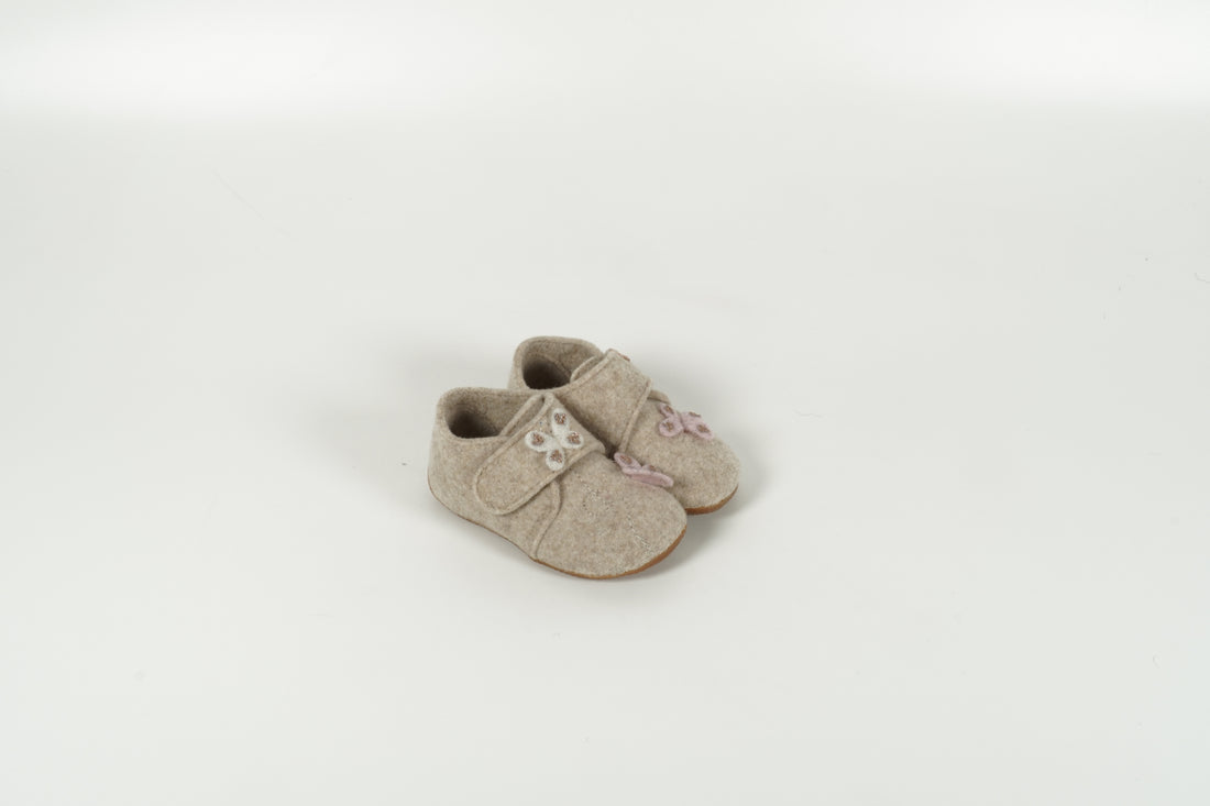 Hausschuhe Kids Beige