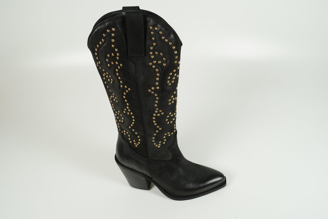 Western Boot Black