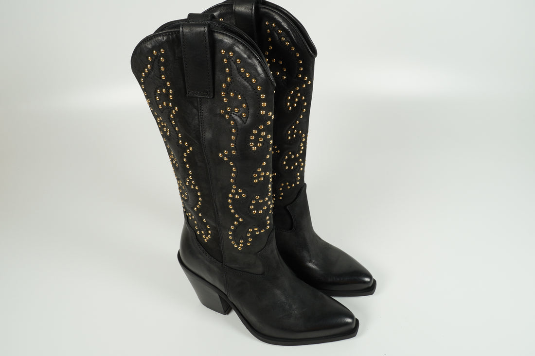 Western Boot Black