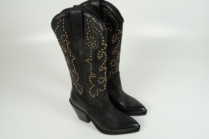 Western Boot Schwarz