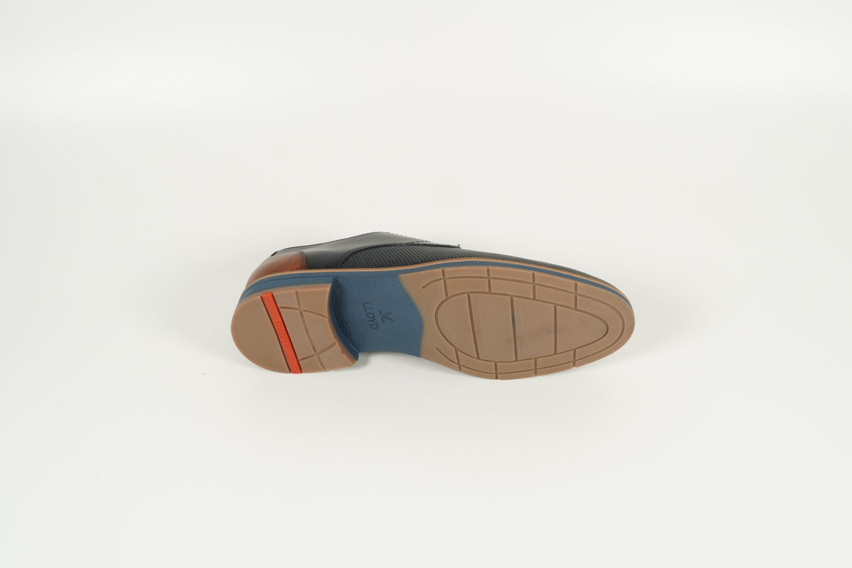 Schnürschuh Blau