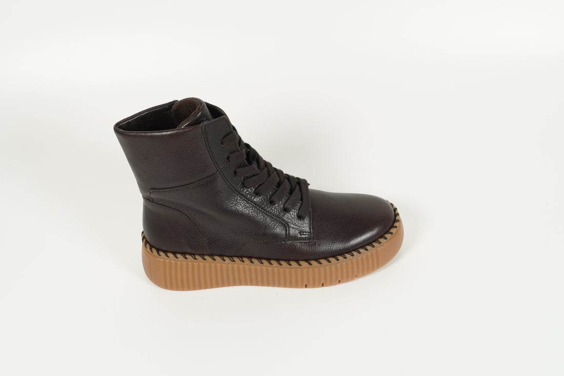 Schnürschuh Braun