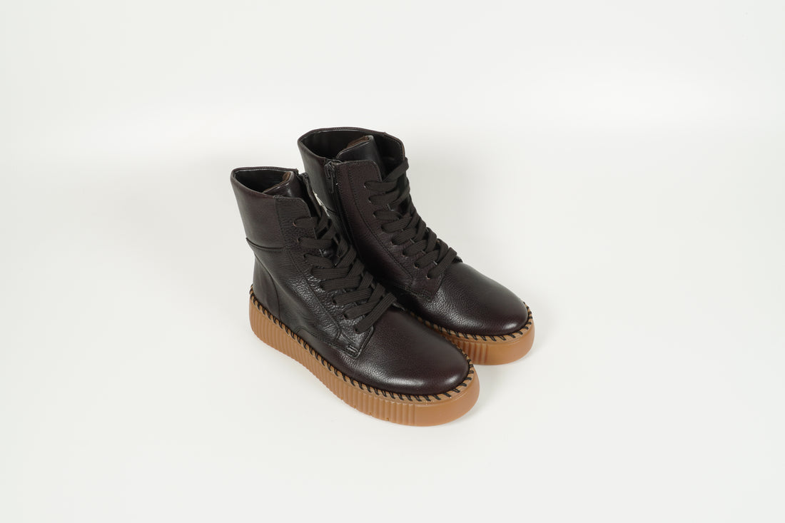 Schnürschuh Braun